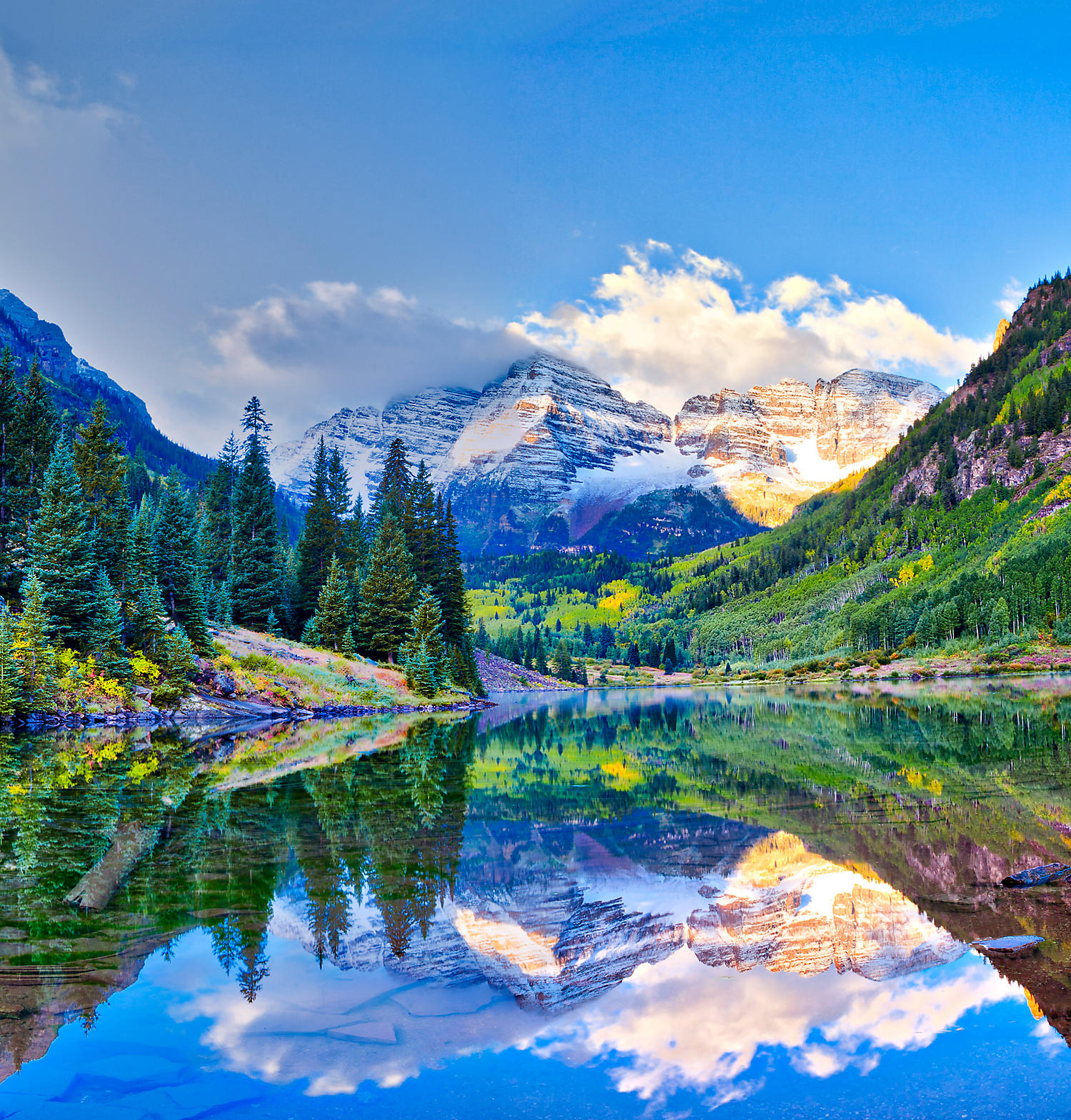 Maroon Bells valley spring Aspen Colorado hard money loan programs